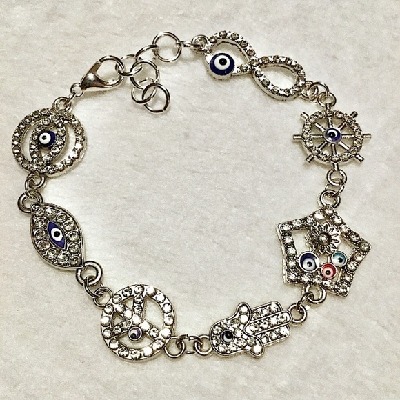 Handmade Evil Eye Bracelet 3 - Picture 1 of 6